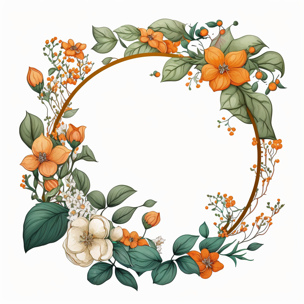 frame circle cliparts