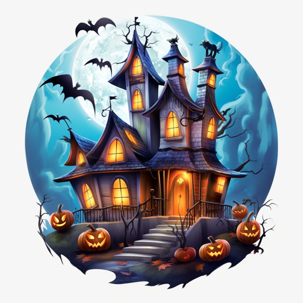 halloween moon clipart