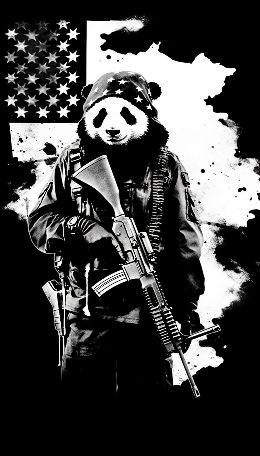 american flag clip art black and white