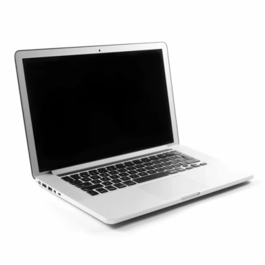 Laptop isolated on white background with two clipping paths included