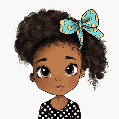 imagination, Boss lady black girl clipart, white background