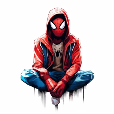 spiderman mayday parker, in the spider verse clipart