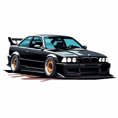 Bmw e36 clipart