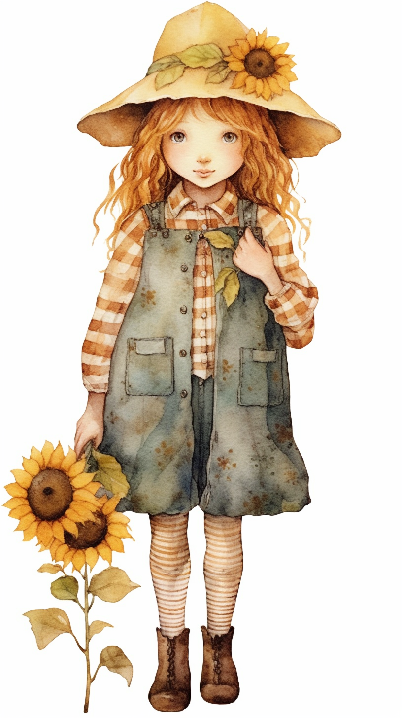 country sunflower cliparts