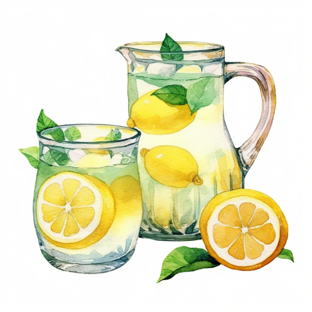 lemon juice cliparts