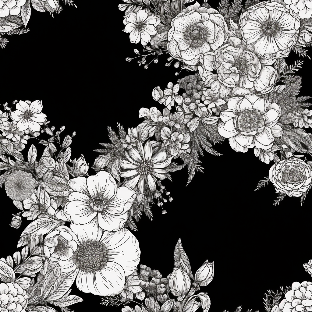 filigree flower cliparts