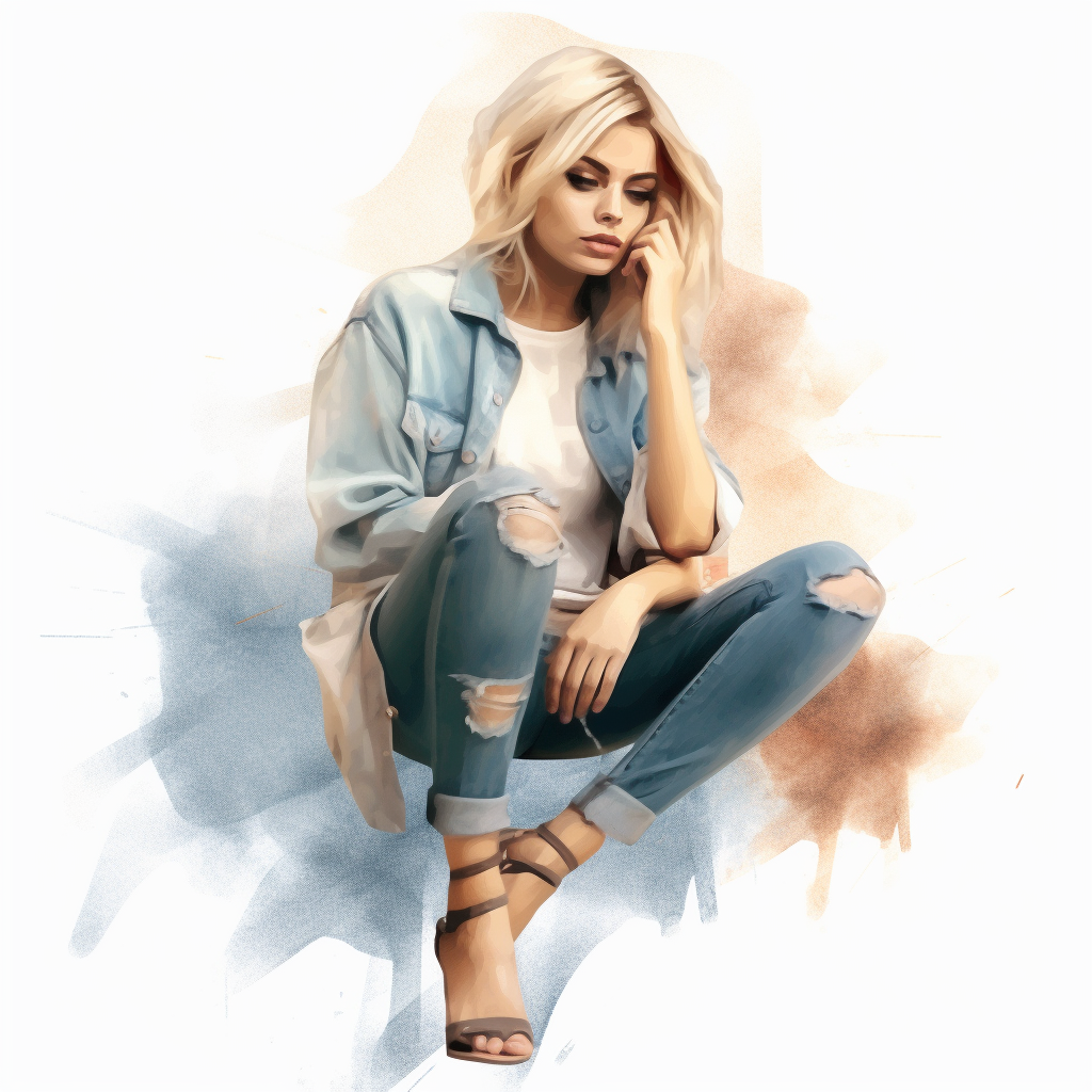 blonde haired cliparts