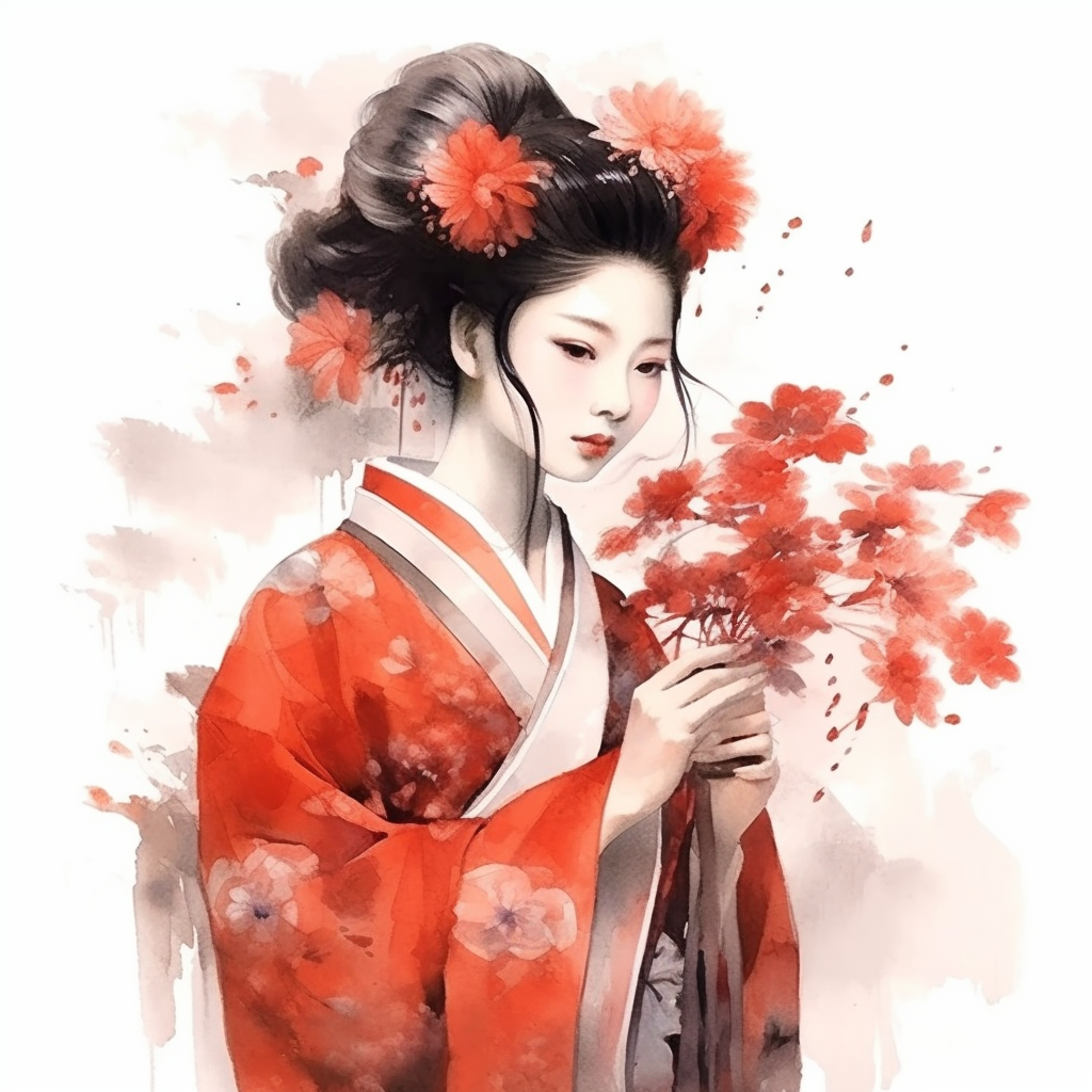 geisha cliparts