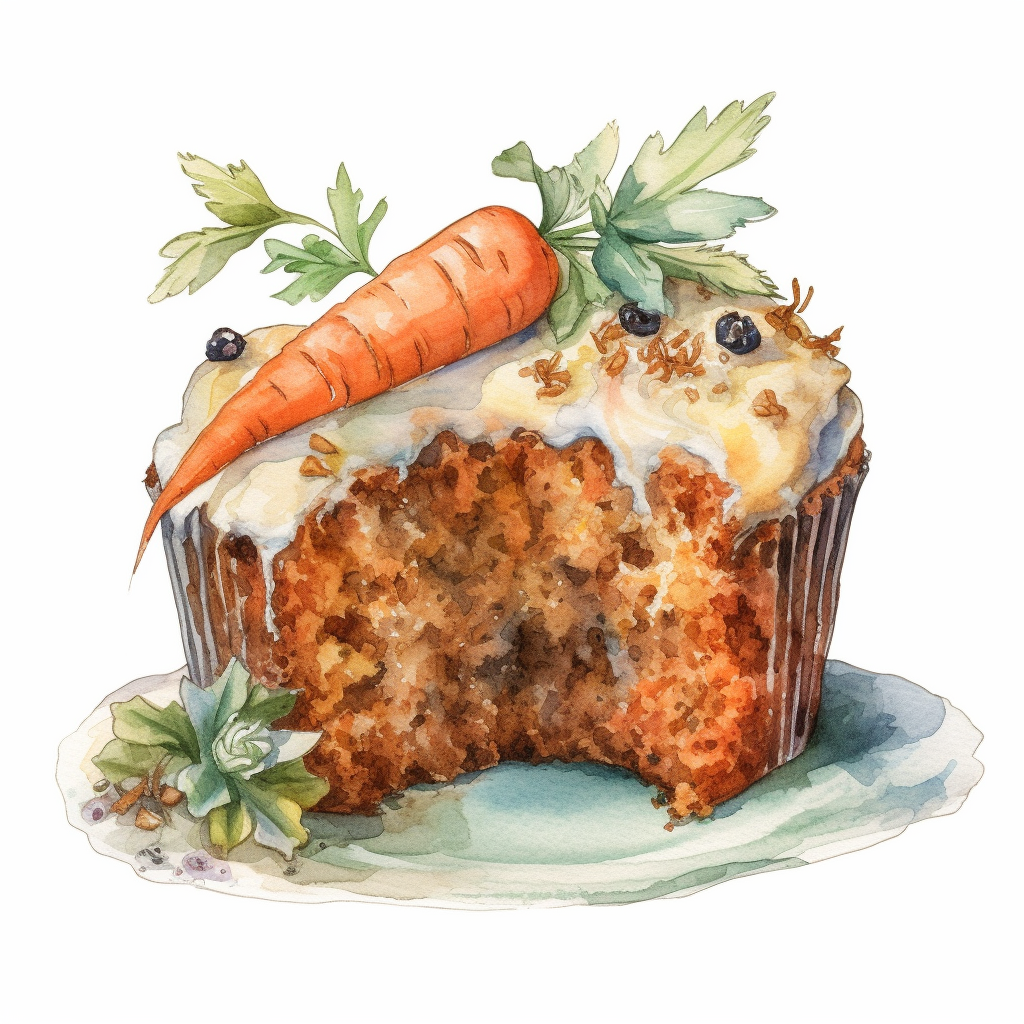 carrot cake cliparts