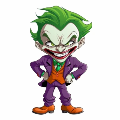 Clipart mignion joker