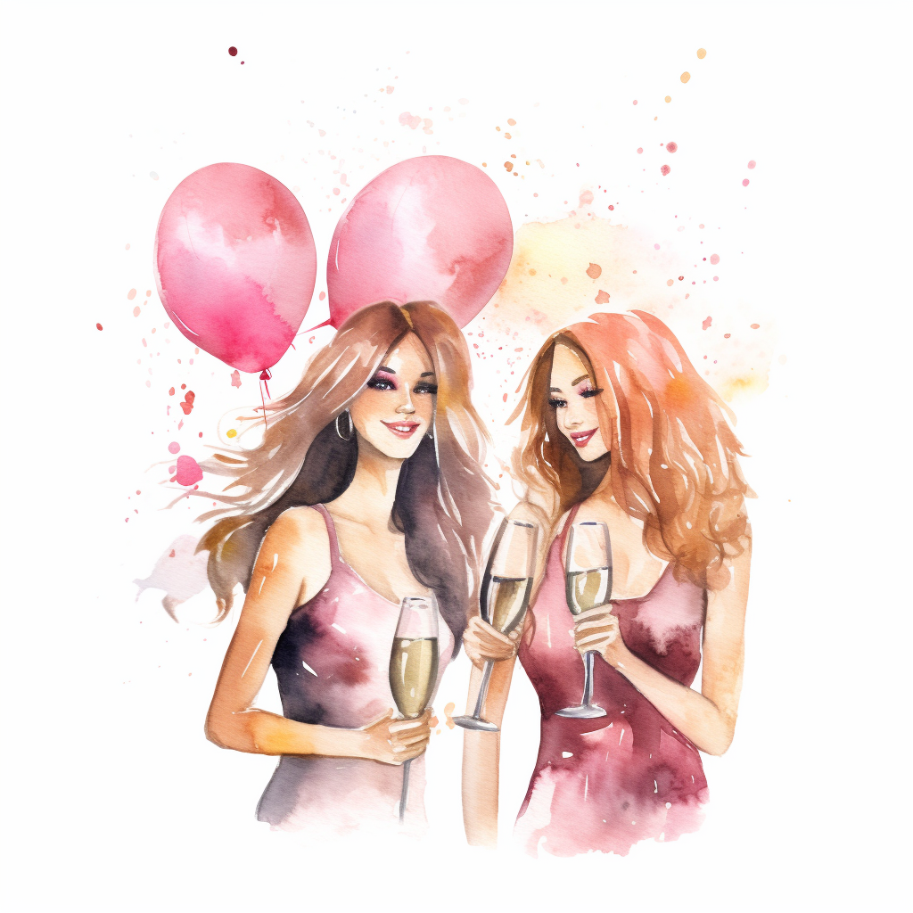 bachelorette party clipart