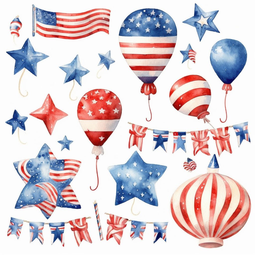 bunting flag cliparts