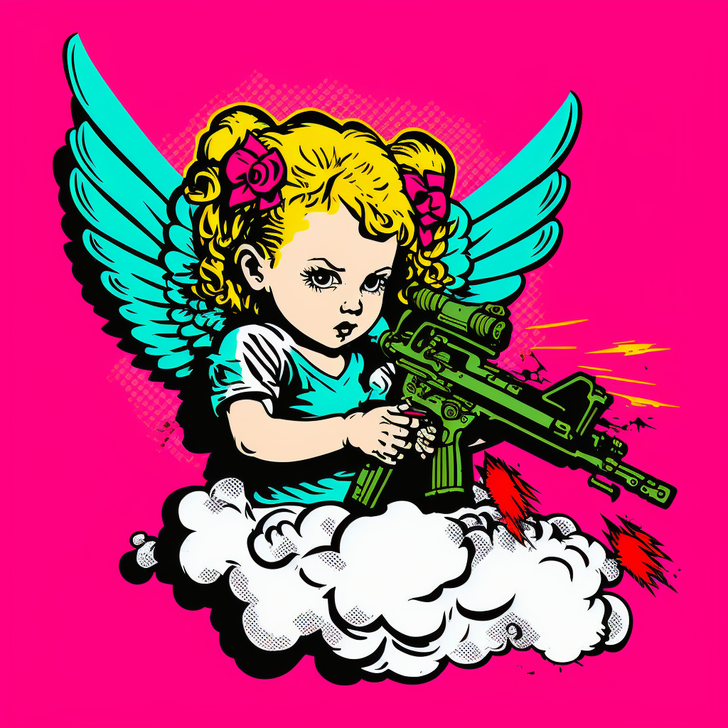 animated cliparts gun