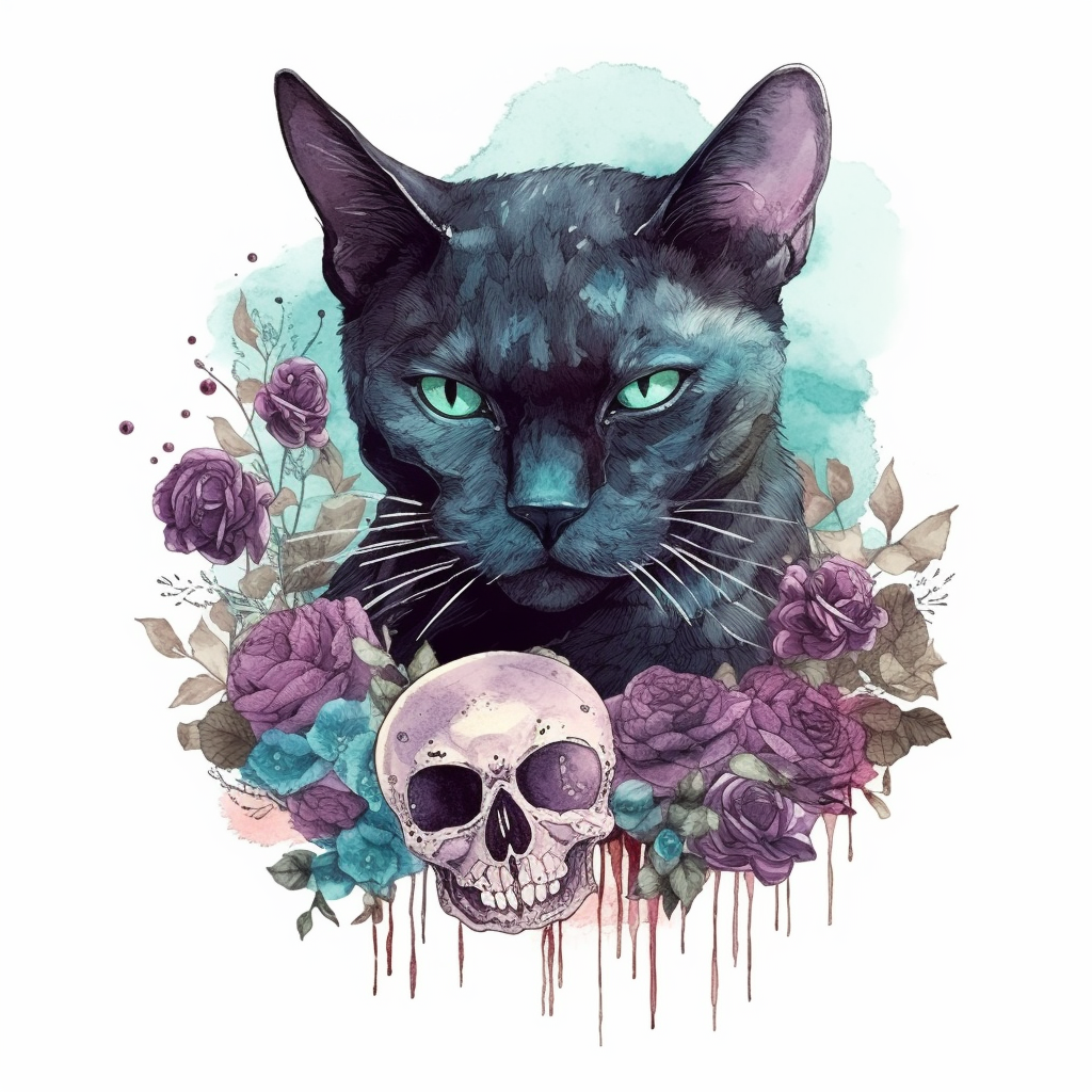 cat resting cliparts