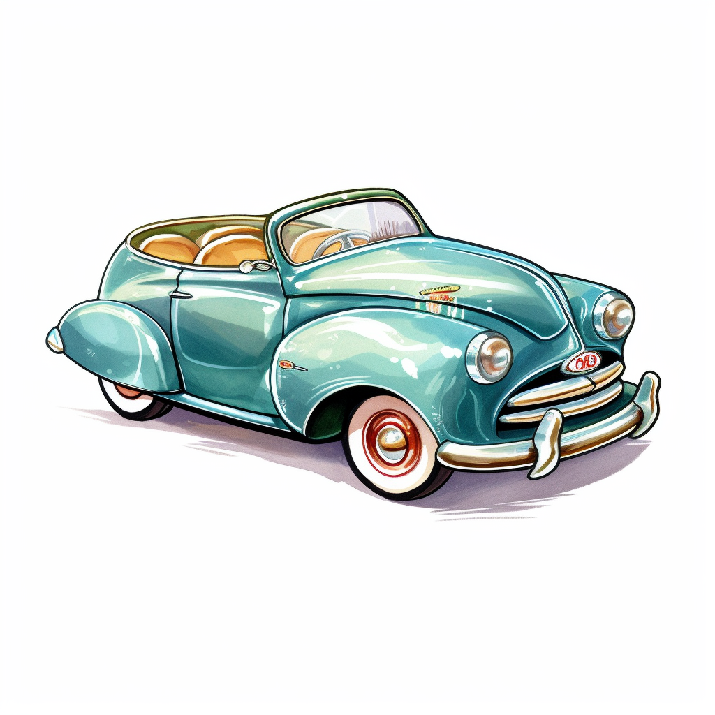 1950 retro cliparts