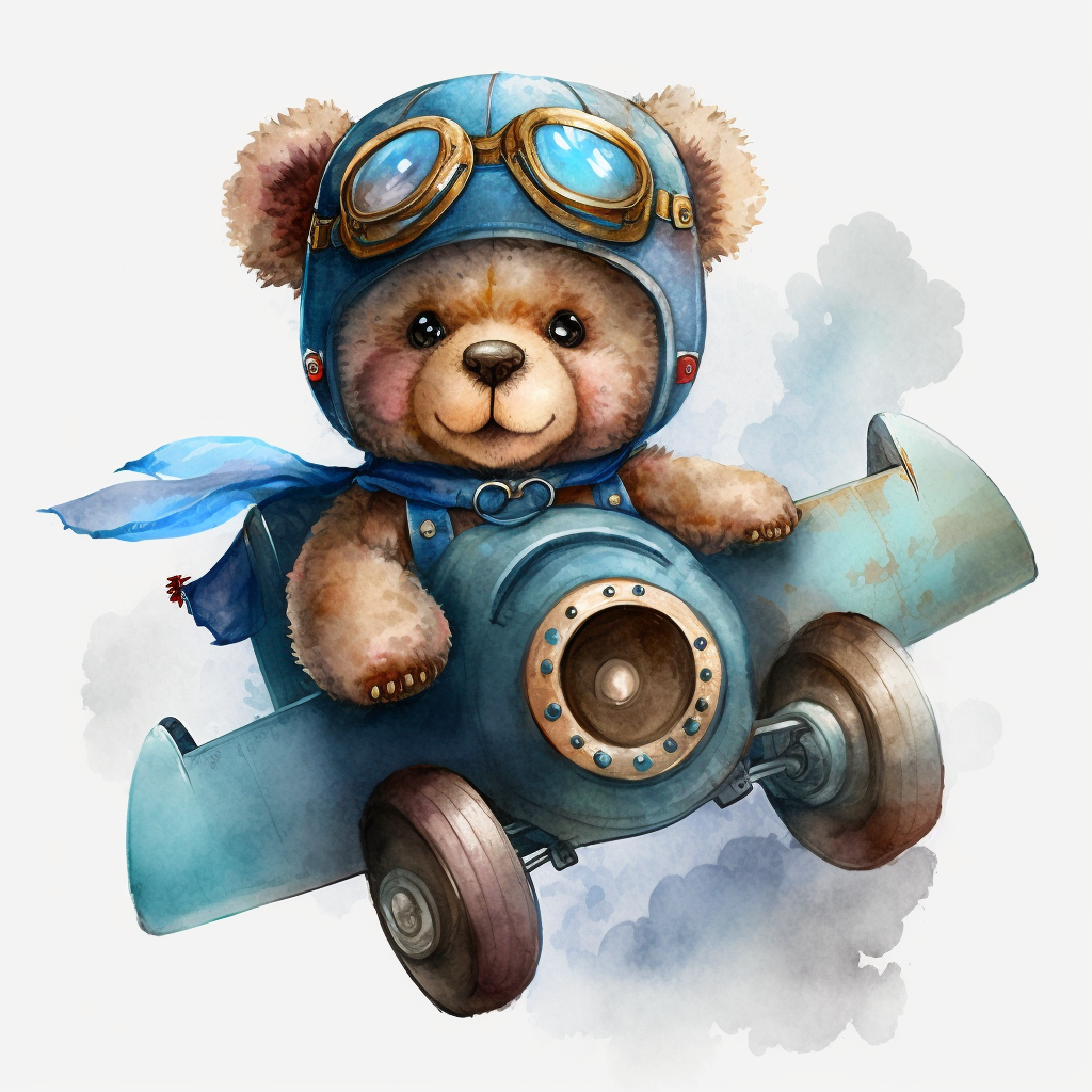 blue plane cliparts