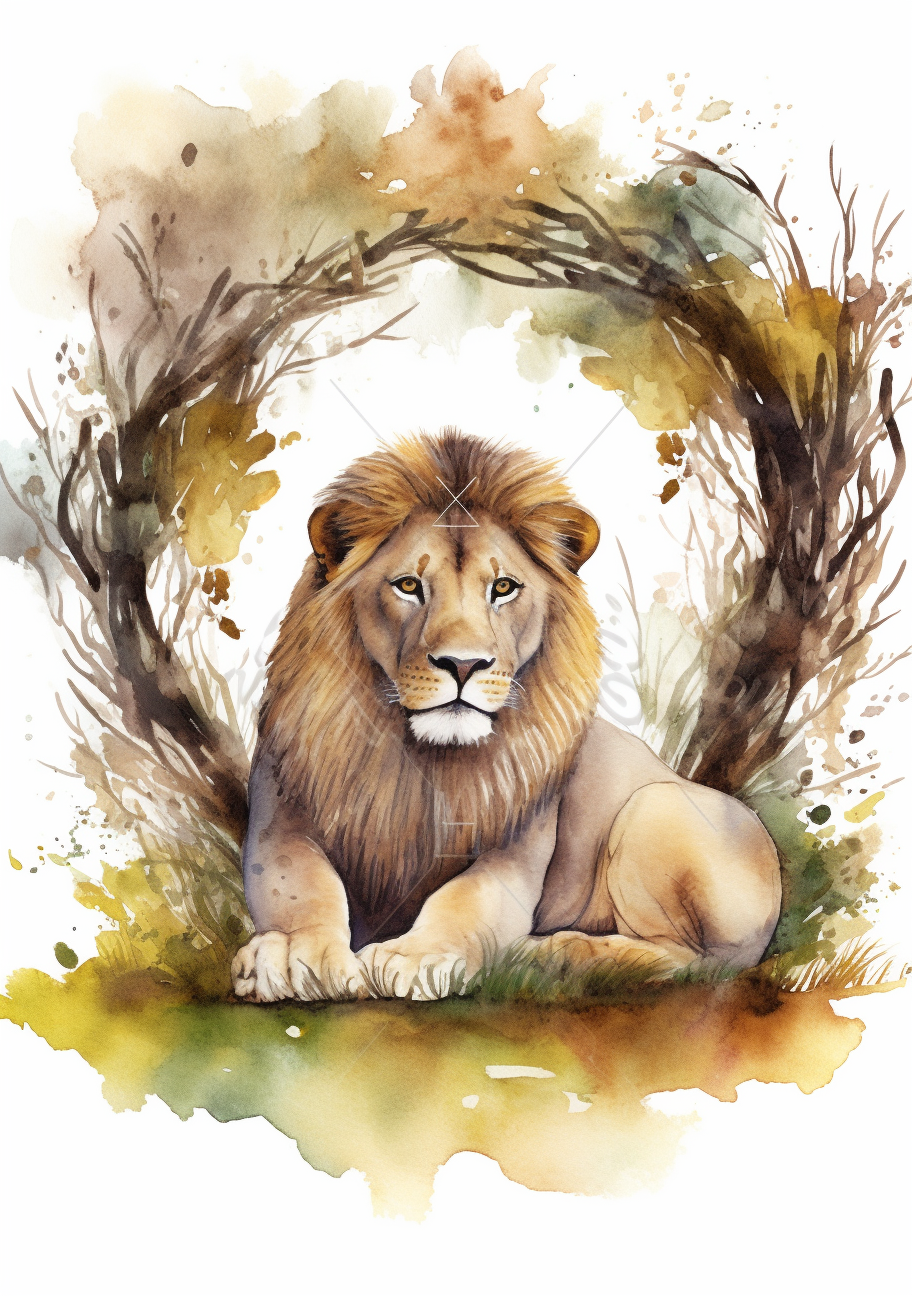 african lion cliparts