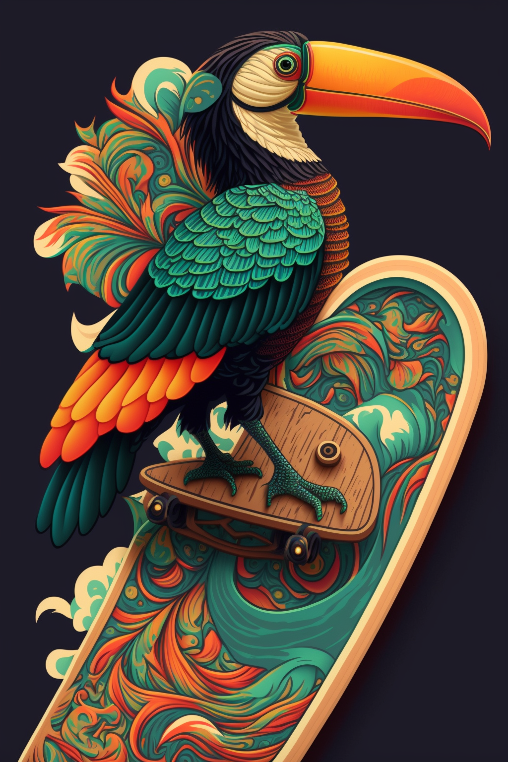 longboard cliparts