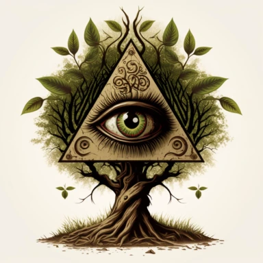 clipart of a illuminati tree