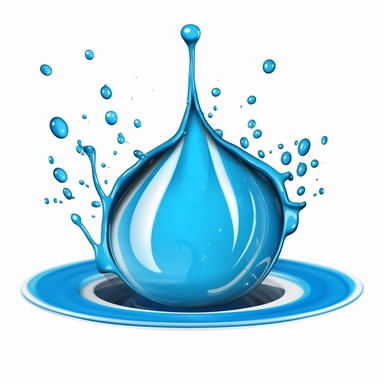 make water drip and splash clipart