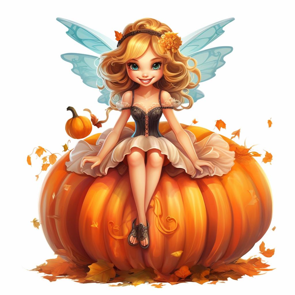girl pumpkin cliparts