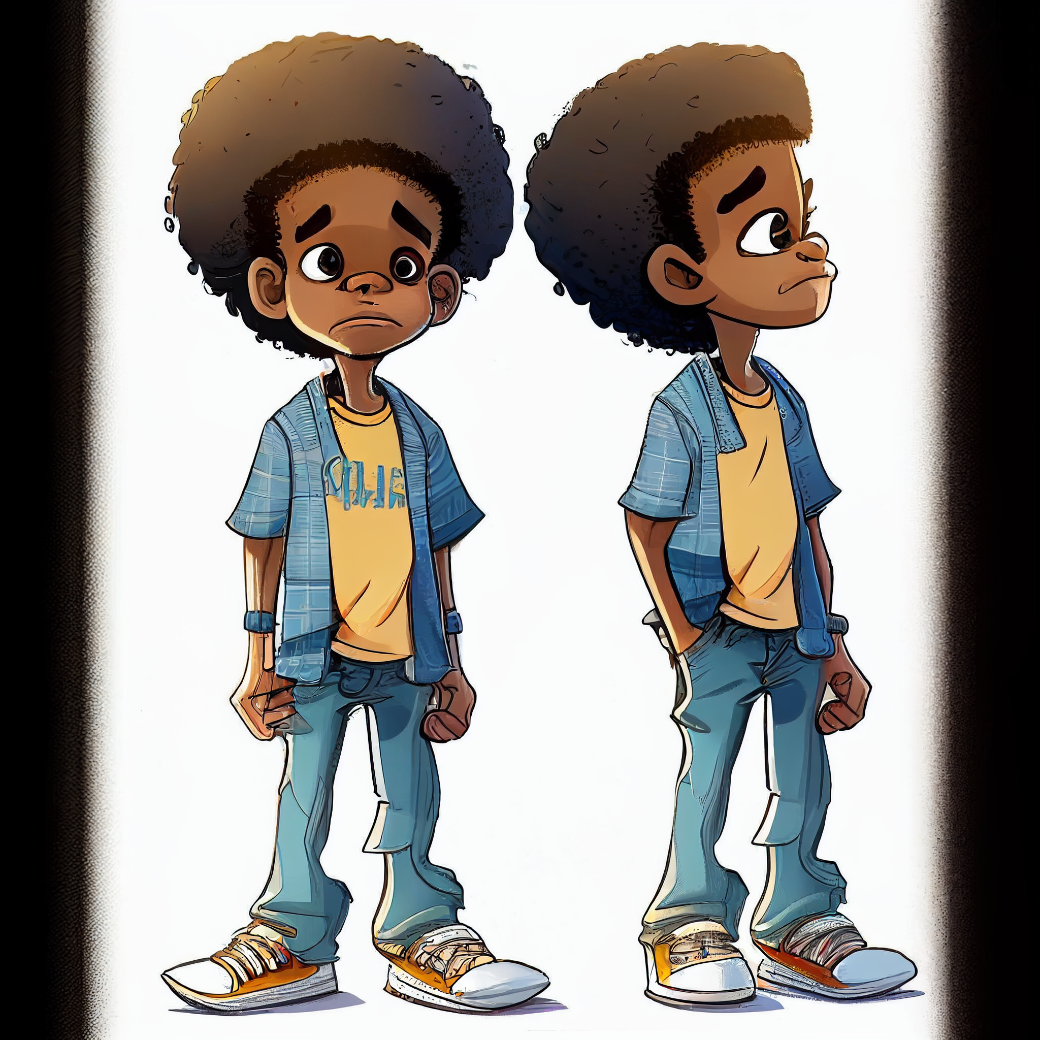 curly man cliparts