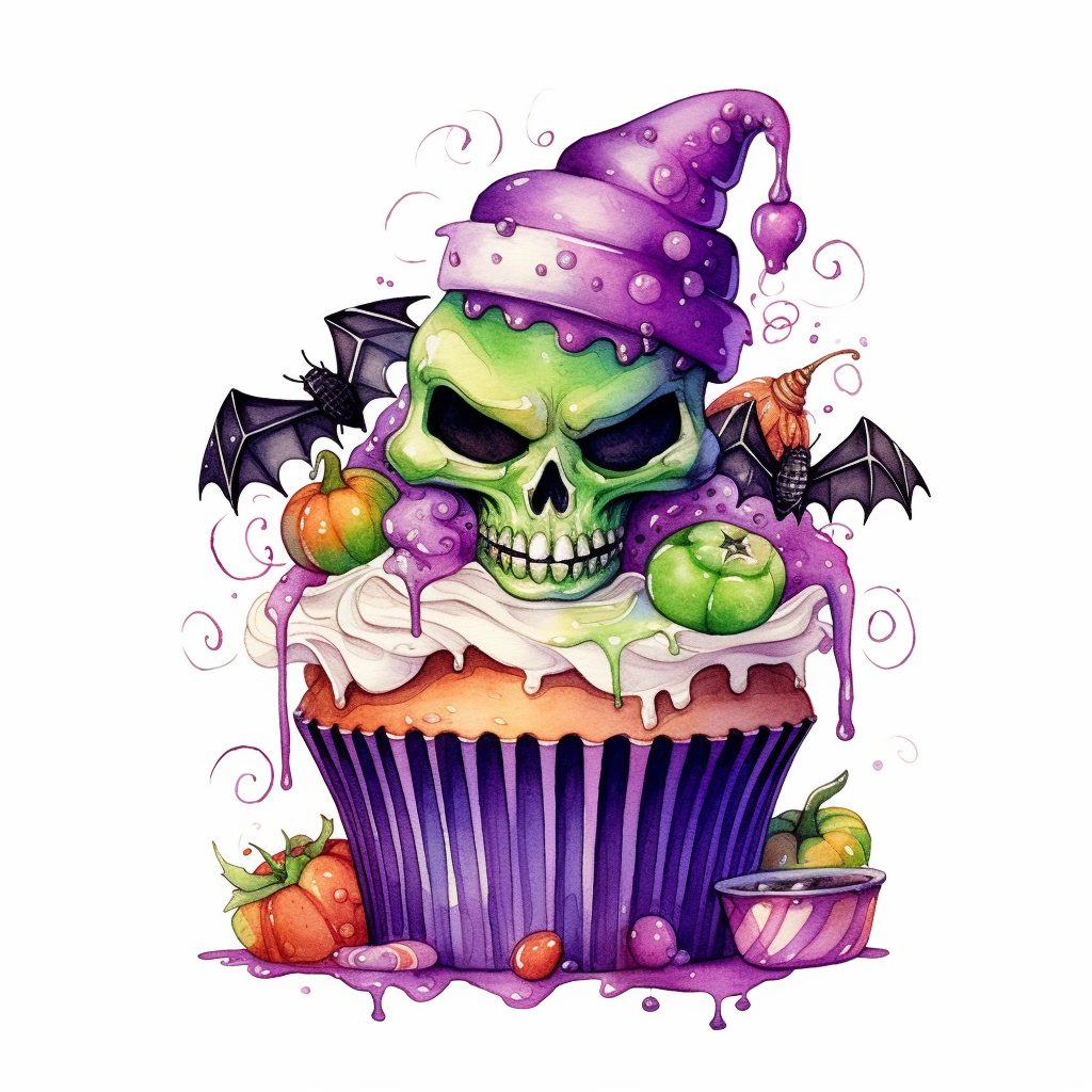 green skull cliparts