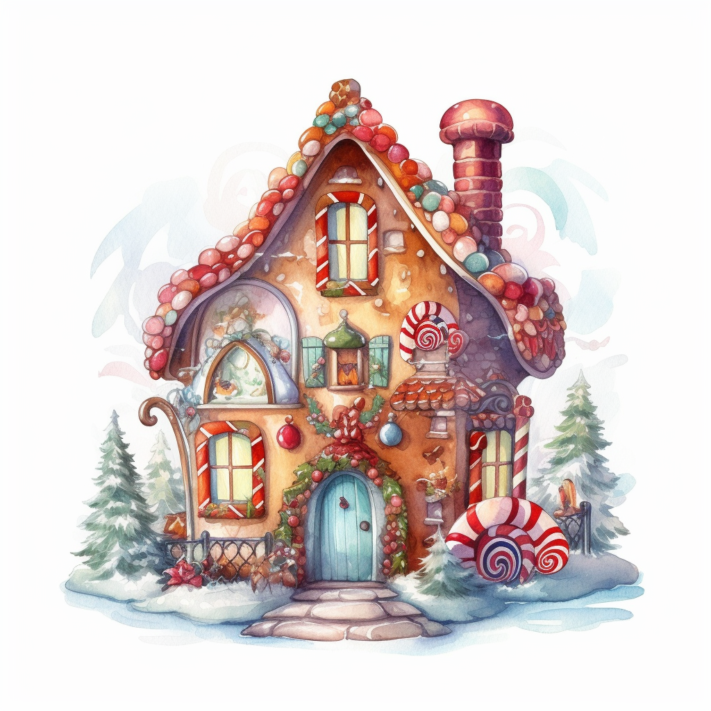 candy house cliparts