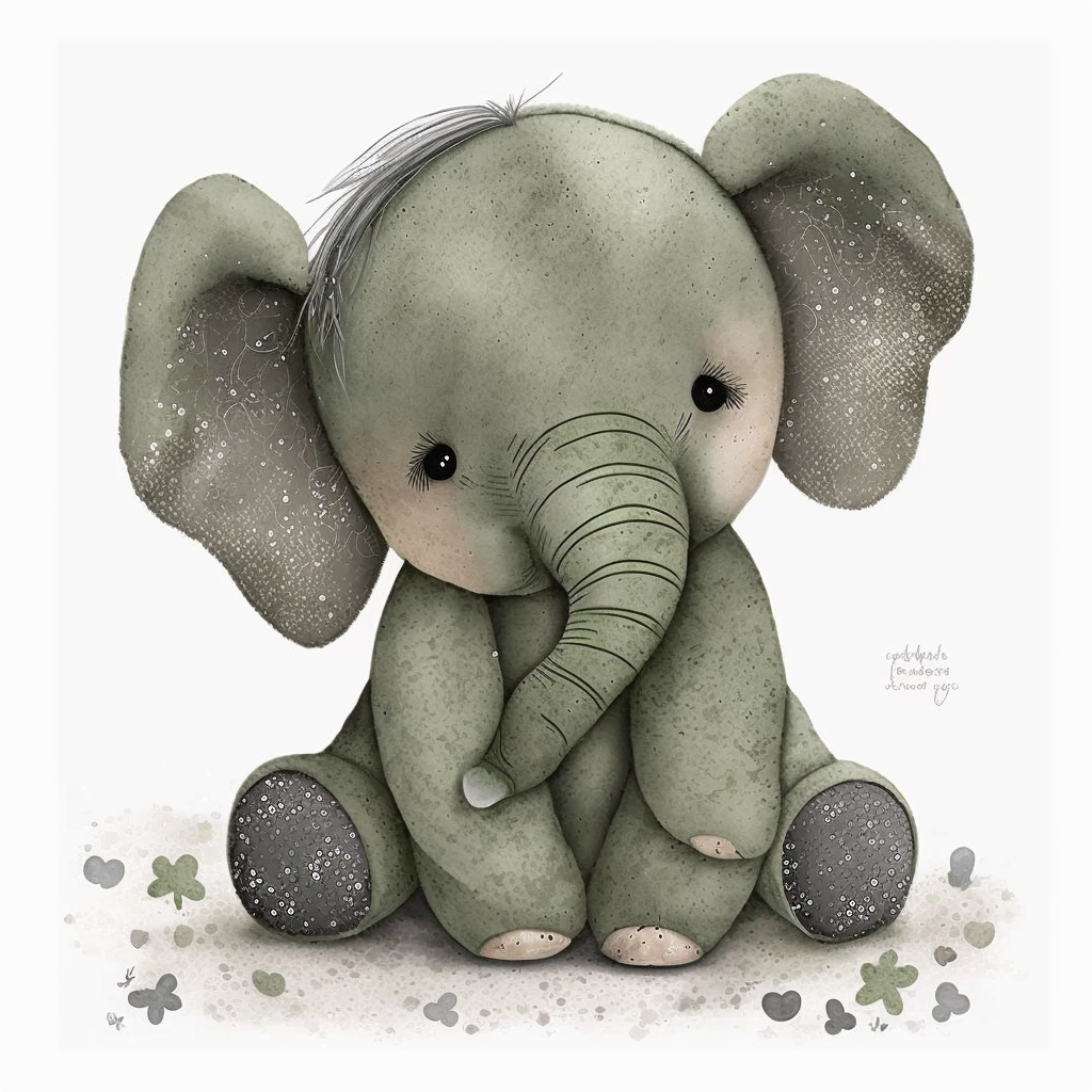 green elephant cliparts