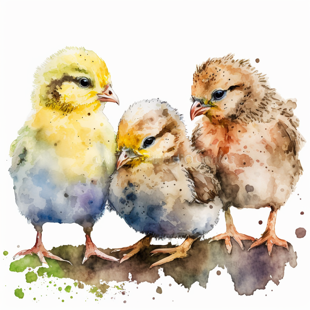 baby chicks clipart