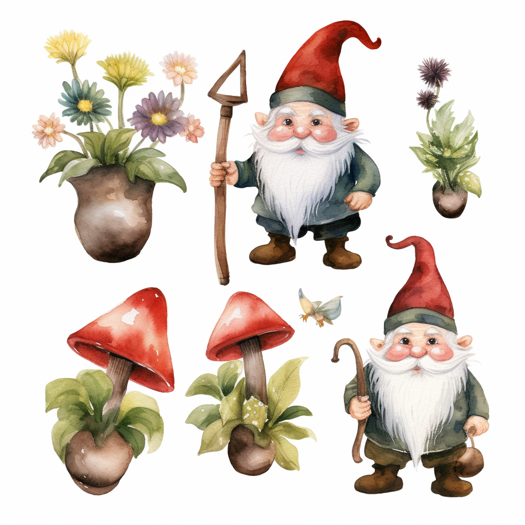 gnomes clipart