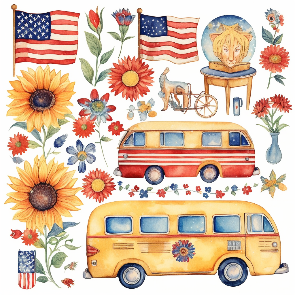 animated bus cliparts