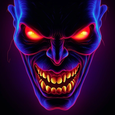 dracula, vampire teeth, glowing eyes, clipart, Halloween, glow in the dark, neon, uhd, vivid, colorful, highly detailed