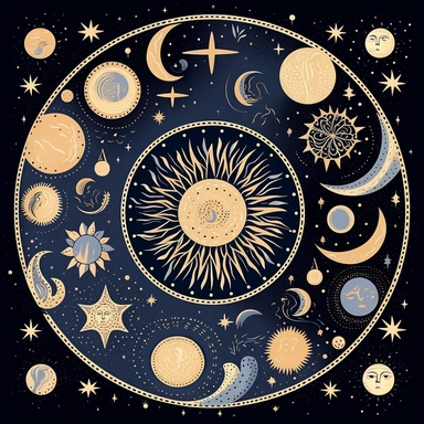 A celestial-themed clipart design, featuring a celestial pattern that embodies ethereal beauty and celestial mystique. The clipart showcases intricate constellations of stars, interwoven with delicate celestial elements such as crescent moons and shooting stars. The celestial motifs are elegantly arranged on the fabric, creating a mesmerizing pattern that evokes a sense of wonder and enchantment. The color palette of the clipart design is a combination of deep indigos, mystical purples, and shim