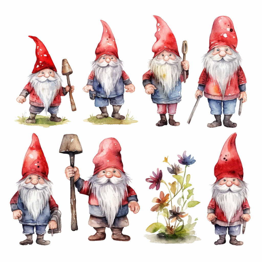 gnomes clipart