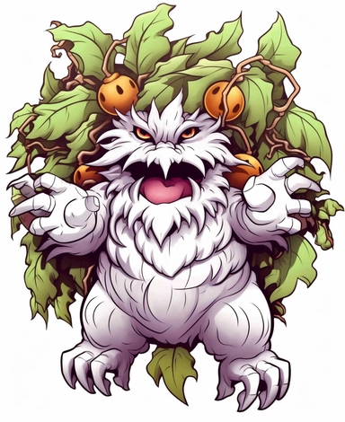 clean black and white coloring page of grape monster, metamof style crisp lines white backgrount no fill, only black marker, low detail vector, clipart,