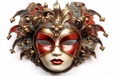 masquerade+mask , highly detailed, isolated on white, clipart,