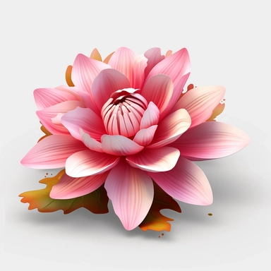ultra realistic 3d flower clipart