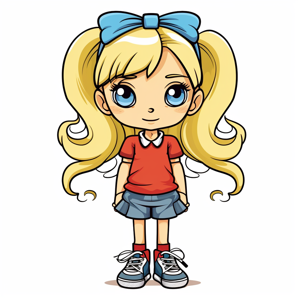 cute blonde cliparts