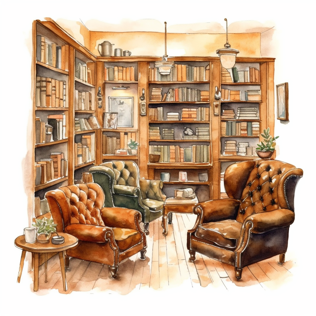 bookstore cliparts