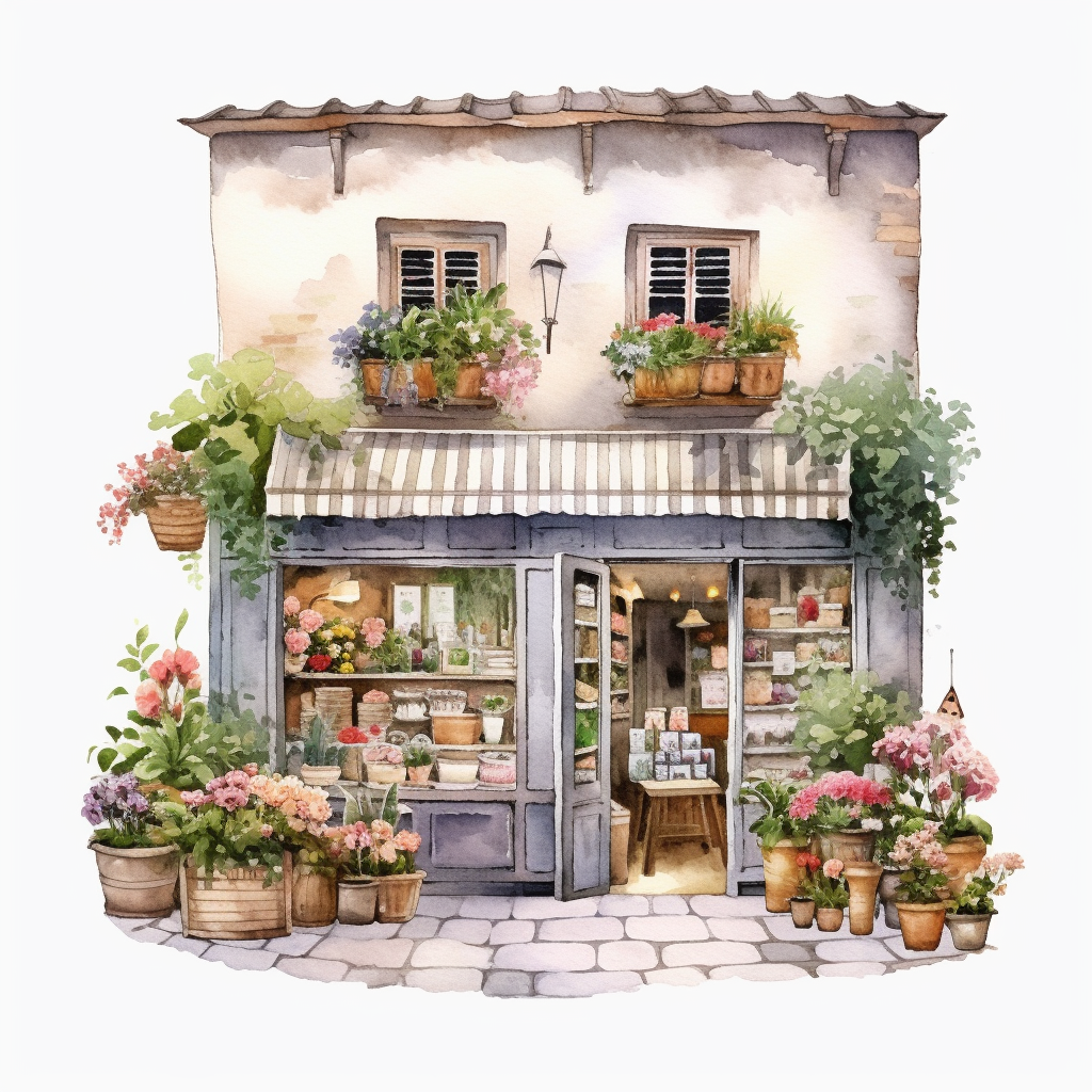 flower shop cliparts
