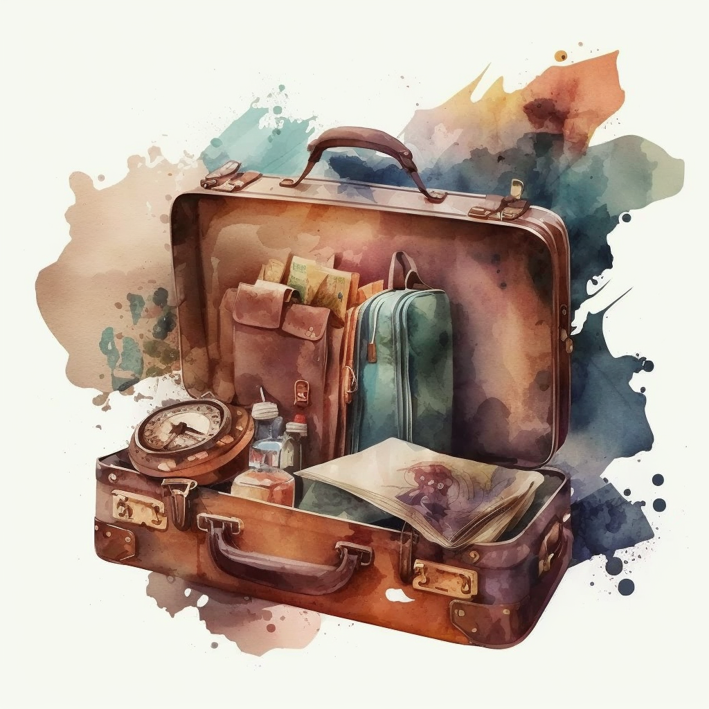 cliparts travel luggage