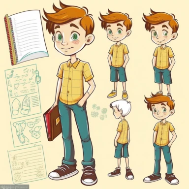 male kid basic learning method, full body, cartoon, vector, sharp focus, super detailed, illustration, 16:9, v4, q2, 16k, High quality, clipart