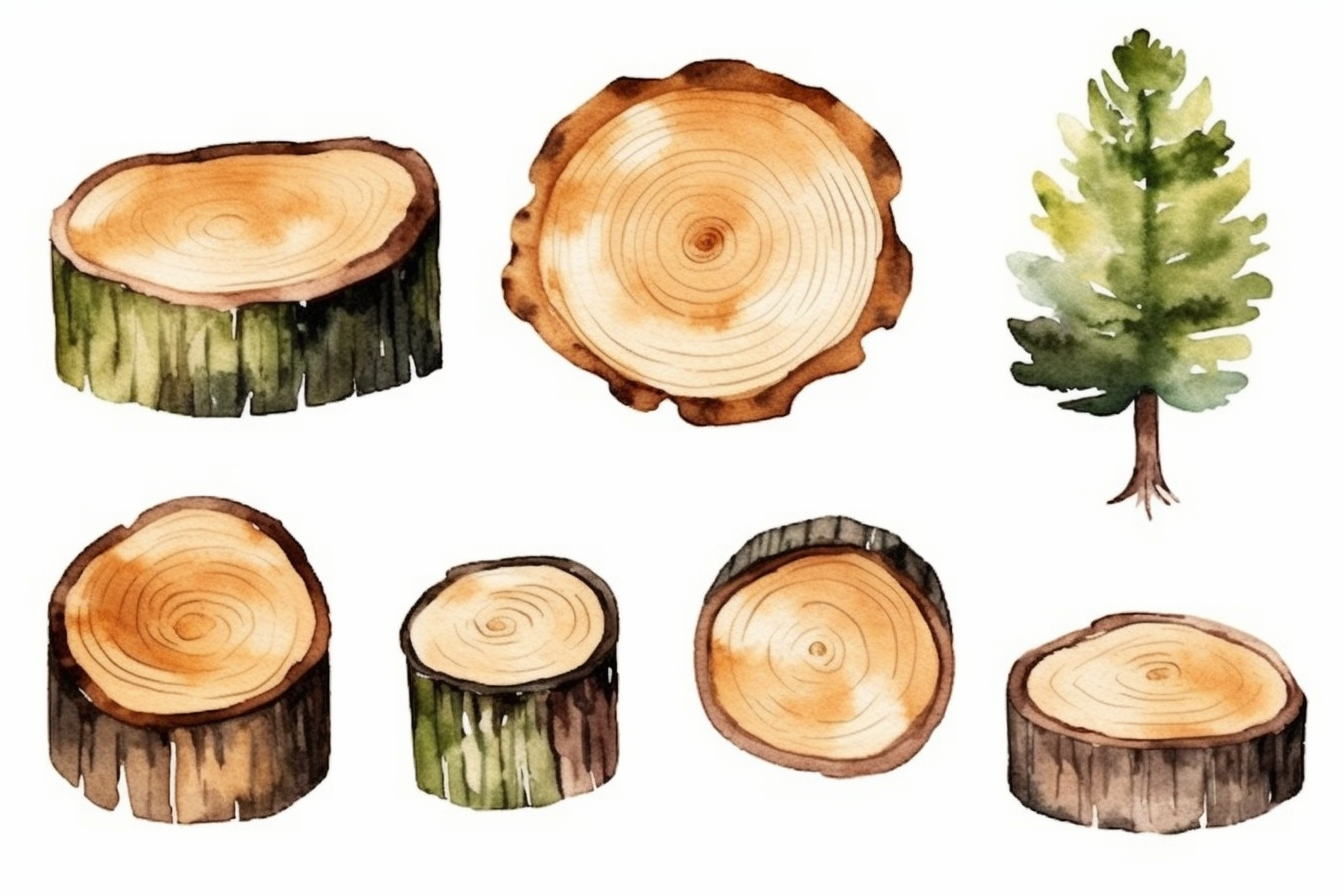 old wood cliparts