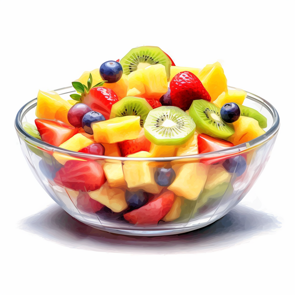 fruit salad clipart
