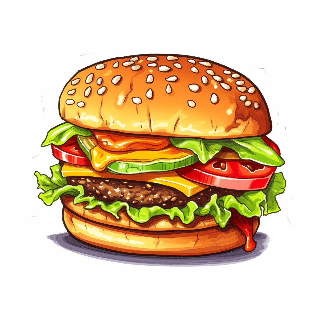 hamburger patty cliparts