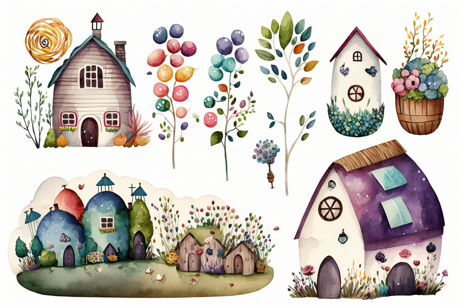 cute farm cliparts
