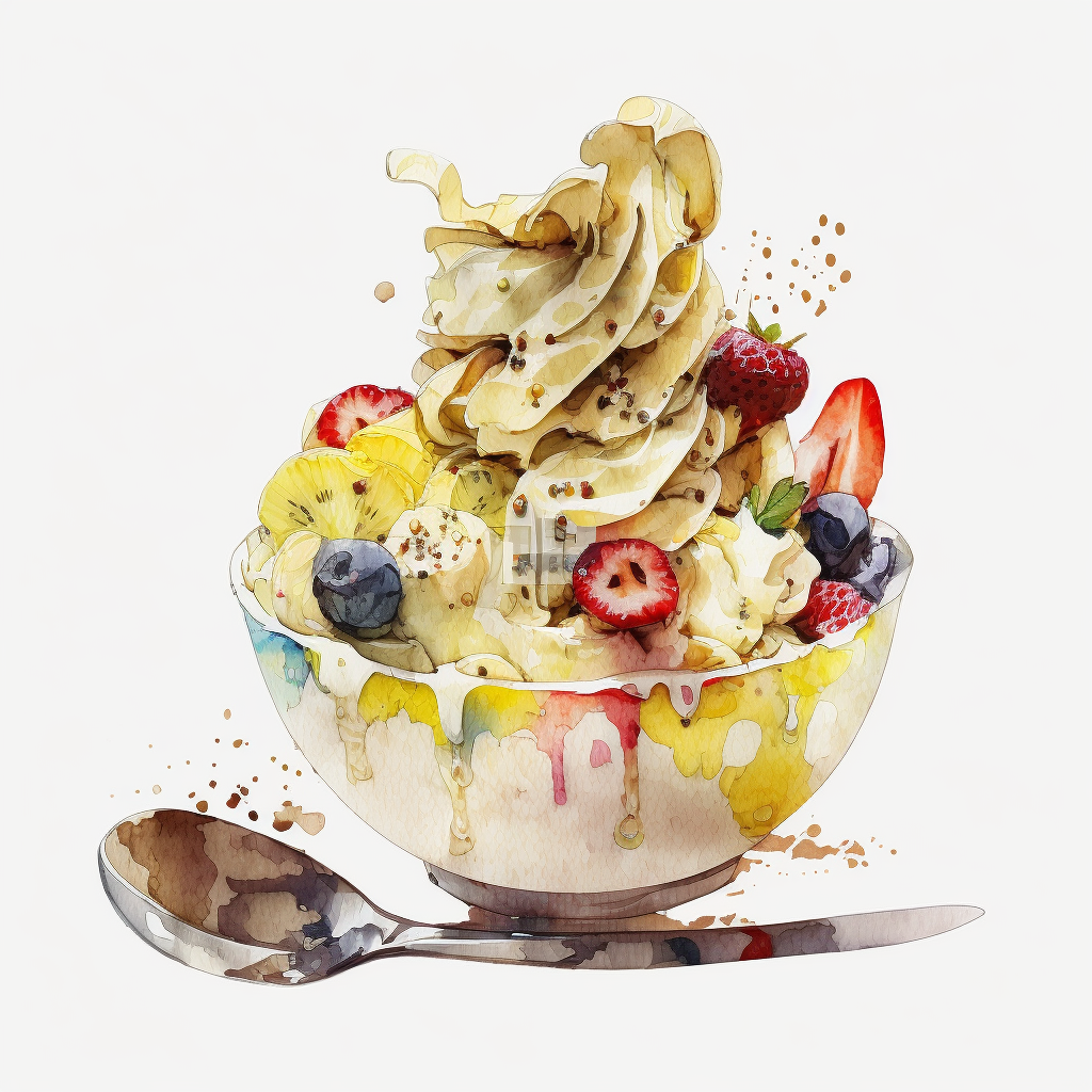 banana split clipart