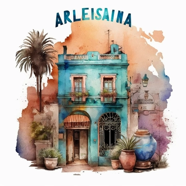 watercolor Argentina clipart