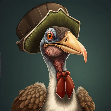 funny picture of a turkey clipart